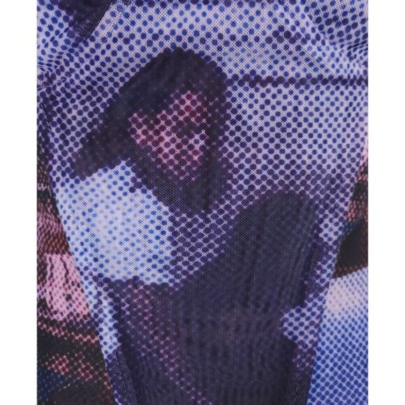 Miaou Aphex Corset Size XL Womens Blue Top $265 - Picture 5 of 15